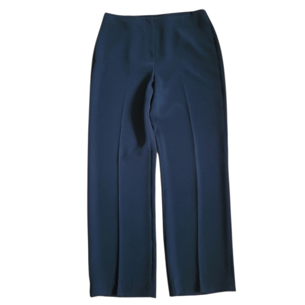 SZ12 Louben Dress Pants Black Wide Leg Women's Trousers Formal Wedding Guest